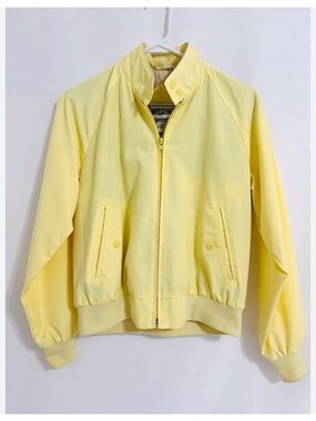American Eagle yellow 1990’s vintage Harrington jacket bomber windbreaker M